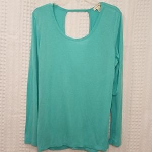 Mint Green Top /V Surplice Back